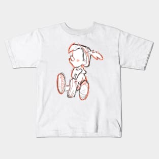 Versión Minimalista de Pinocho Kids T-Shirt